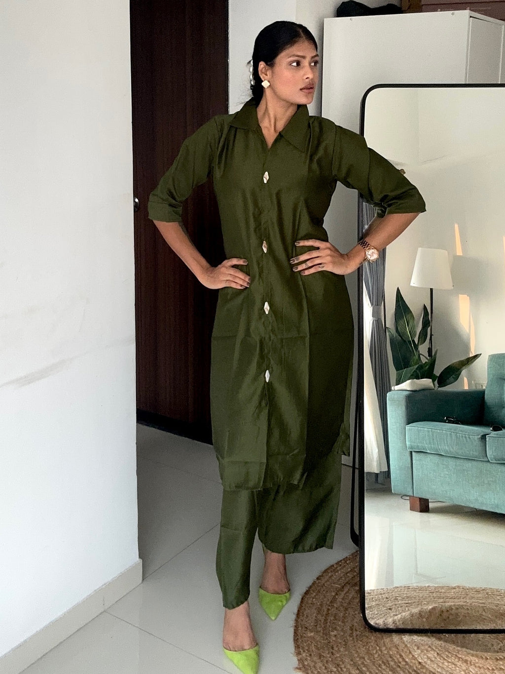 The Olive Muse Co-ord set