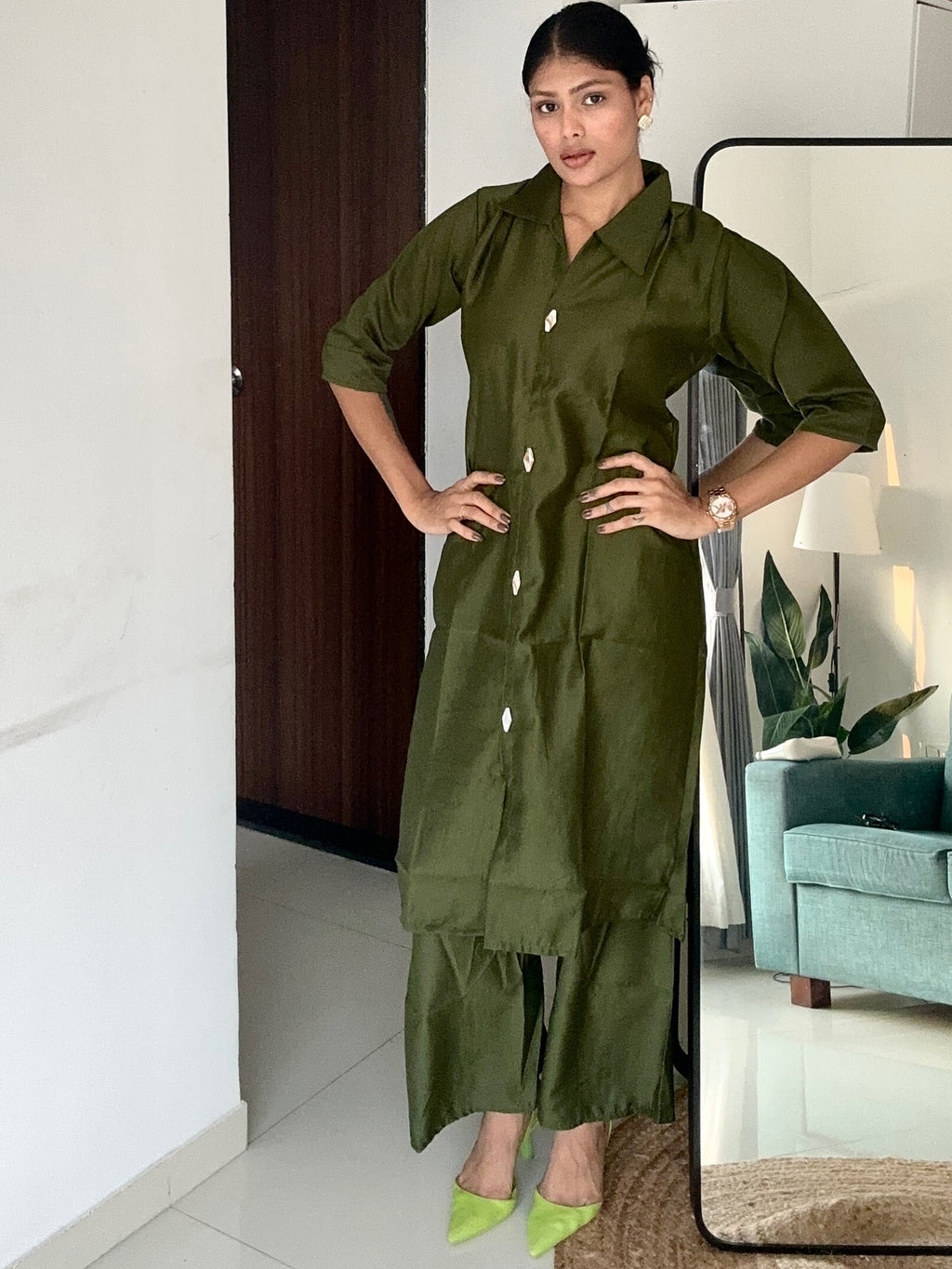 The Olive Muse Co-ord set