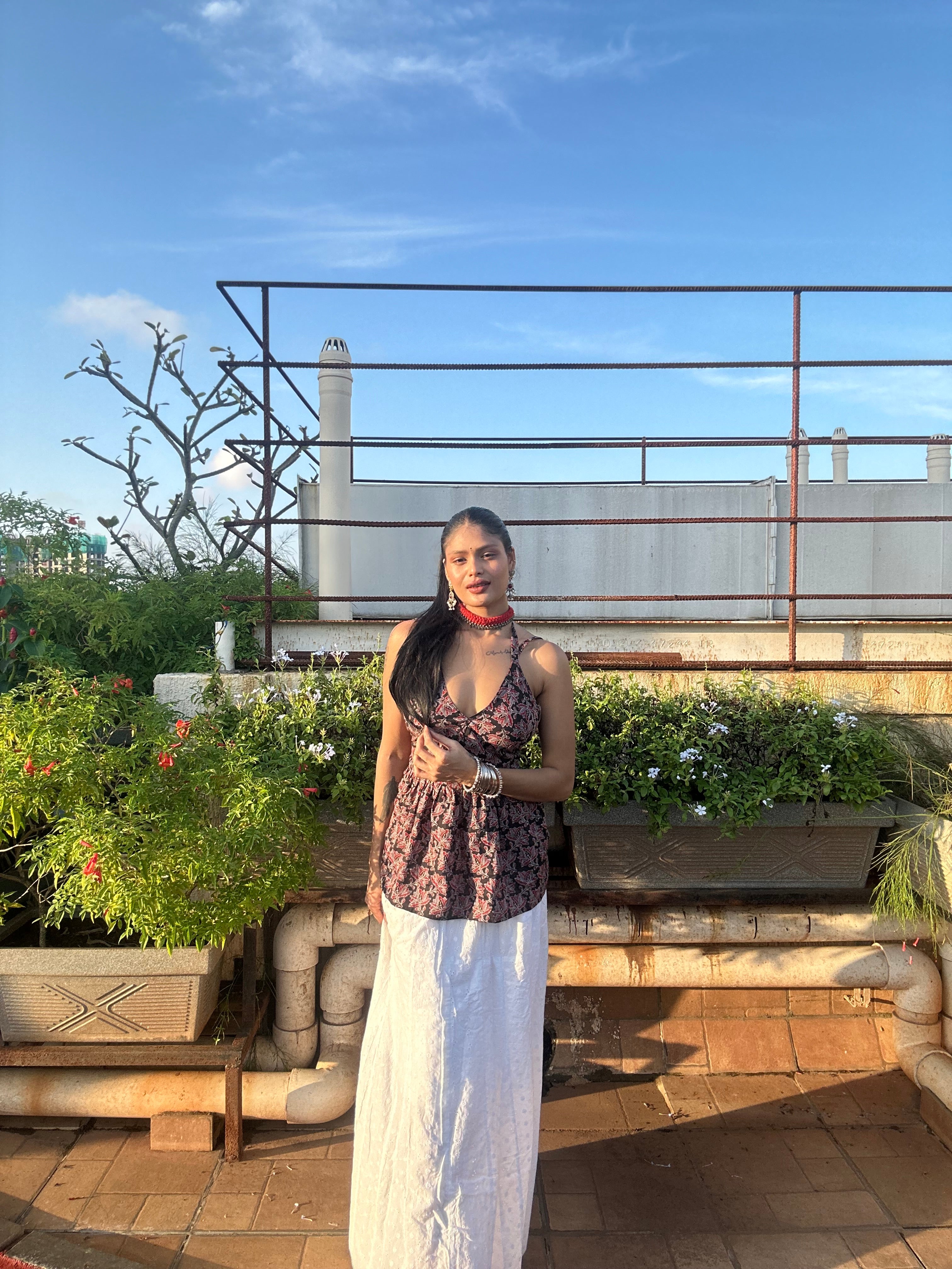 Elysian Floral Halter Top