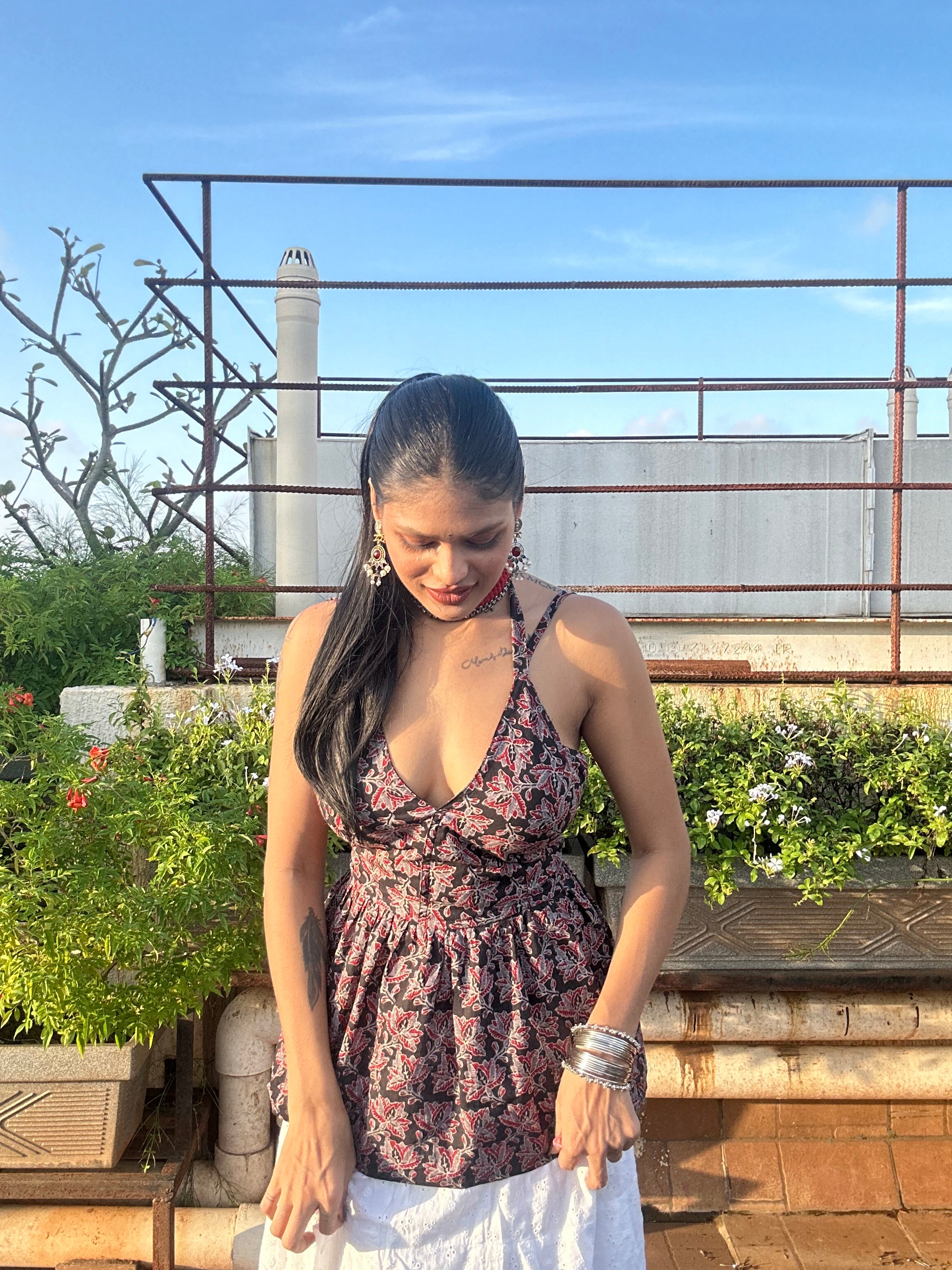 Elysian Floral Halter Top