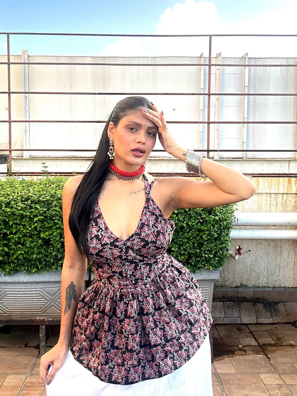 Elysian Floral Halter Top