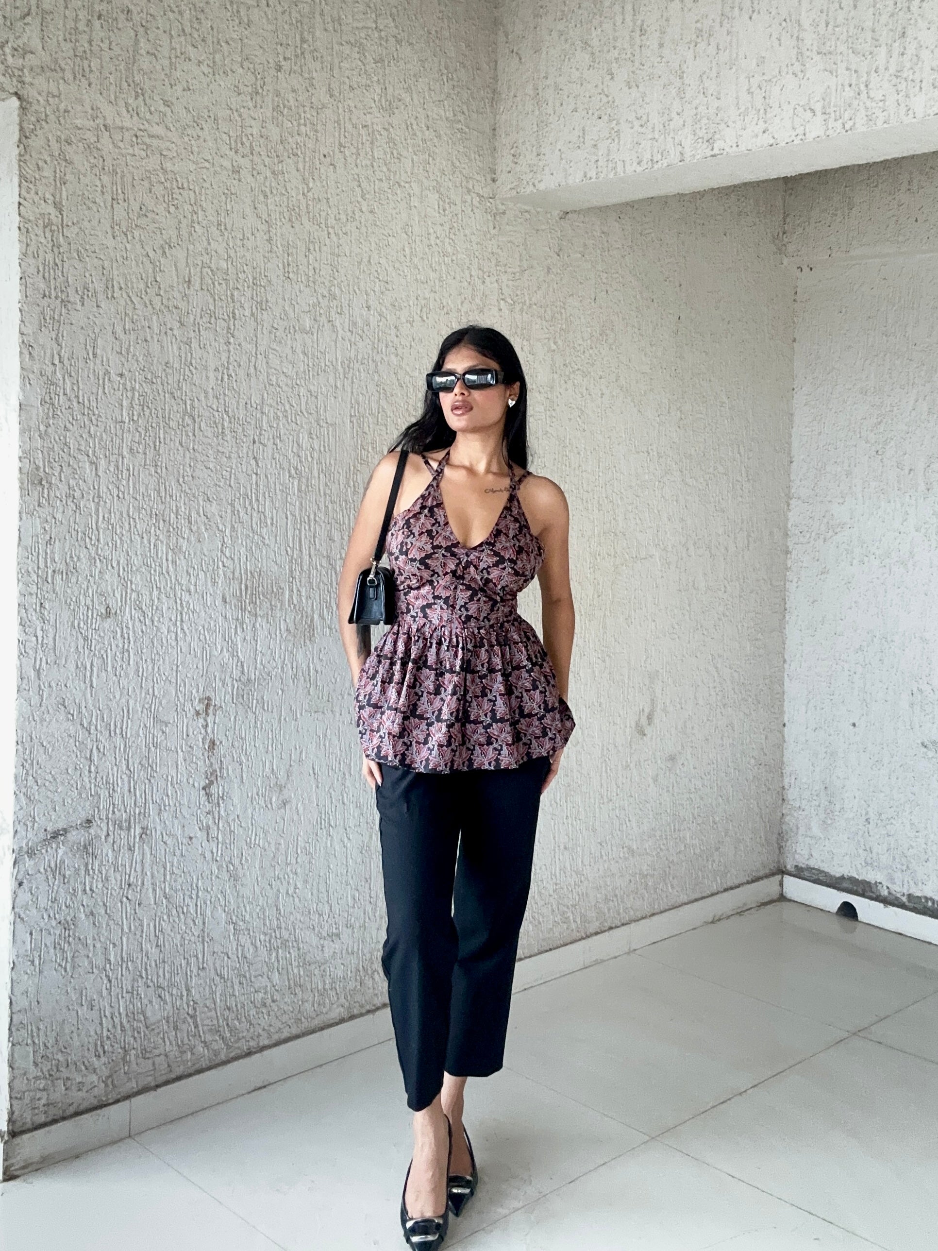 Elysian Floral Halter Top