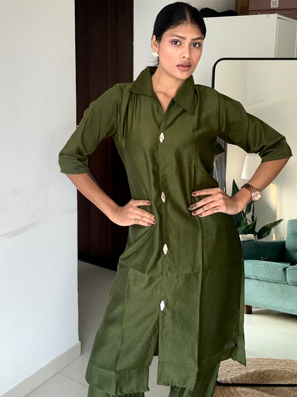 The Olive Muse Co-ord set