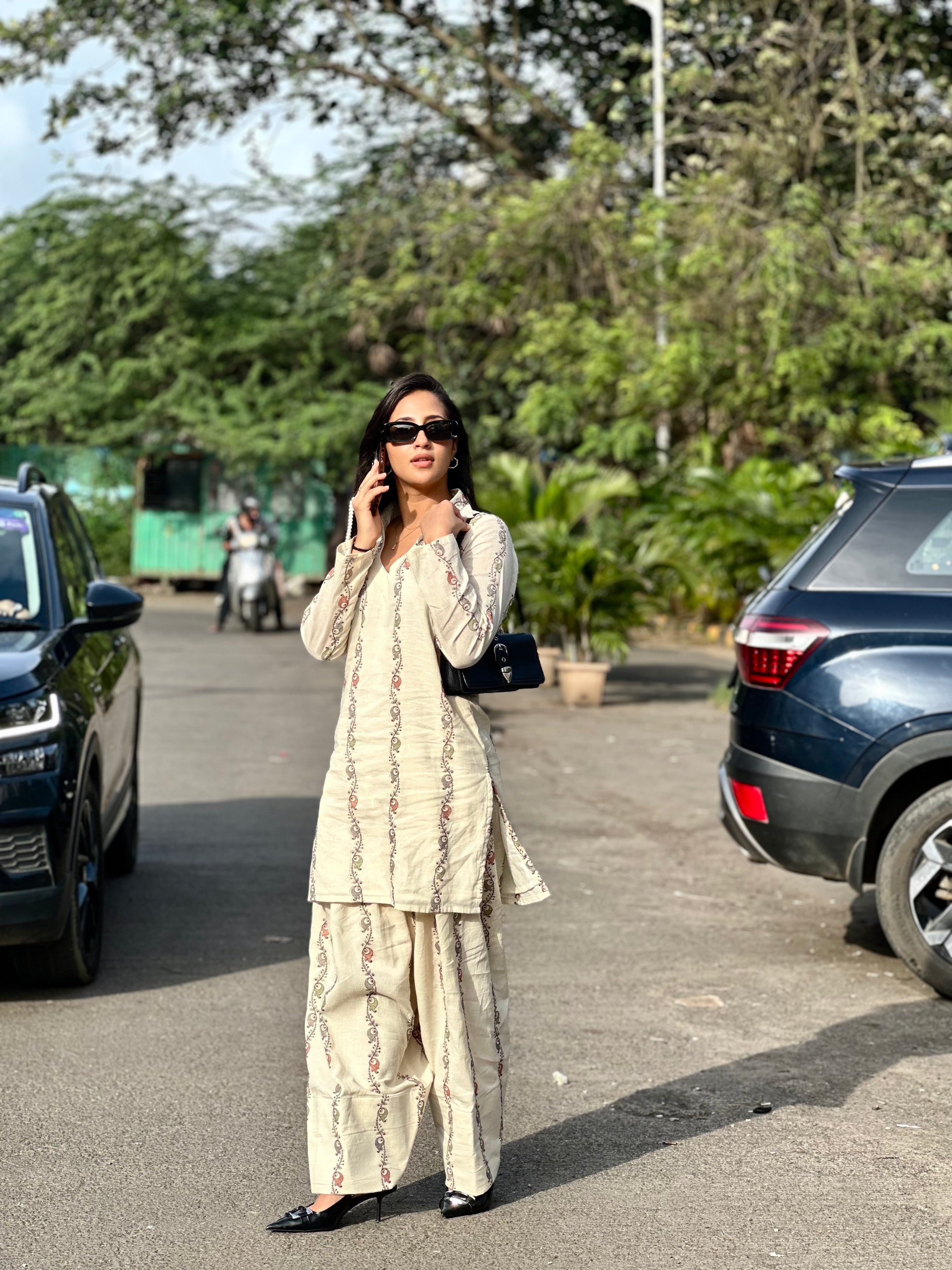 Elegant Cotton Co-Ord Set